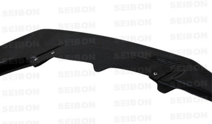 Seibon RA-style carbon fiber front lip for 2006 Mitsubishi EVO9 - FL0607MITEVO9-RA