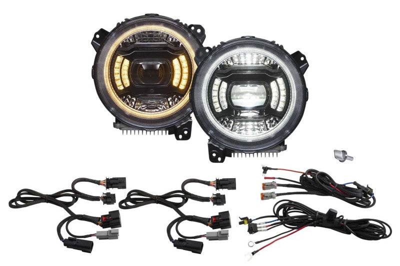 Diode Dynamics DD5165 Elite Max LED headlights for Jeep Wrangler JL and Gladiator JT