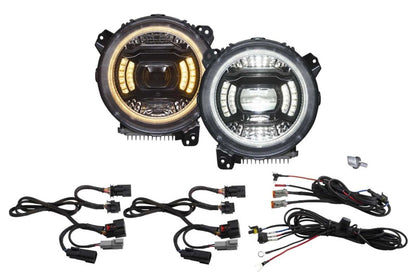 Diode Dynamics DD5165 Elite Max LED headlights for Jeep Wrangler JL and Gladiator JT