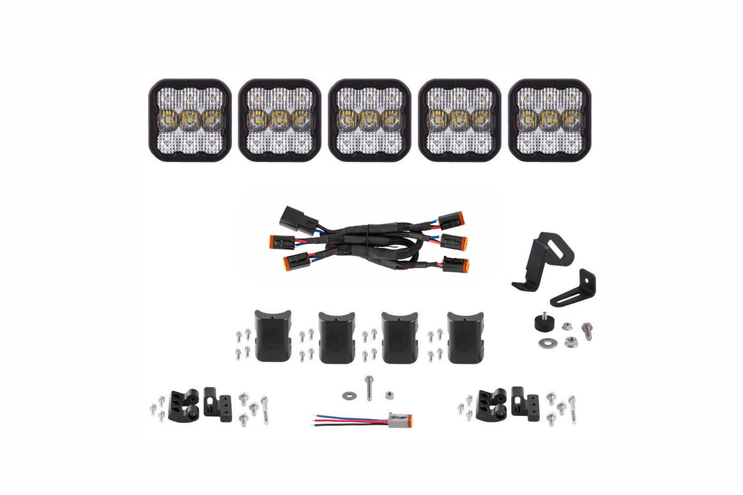 Diode Dynamics Stage Series SS5 CrossLink LED Light Bar (3-Pod / 4-Pod / 5-Pod)