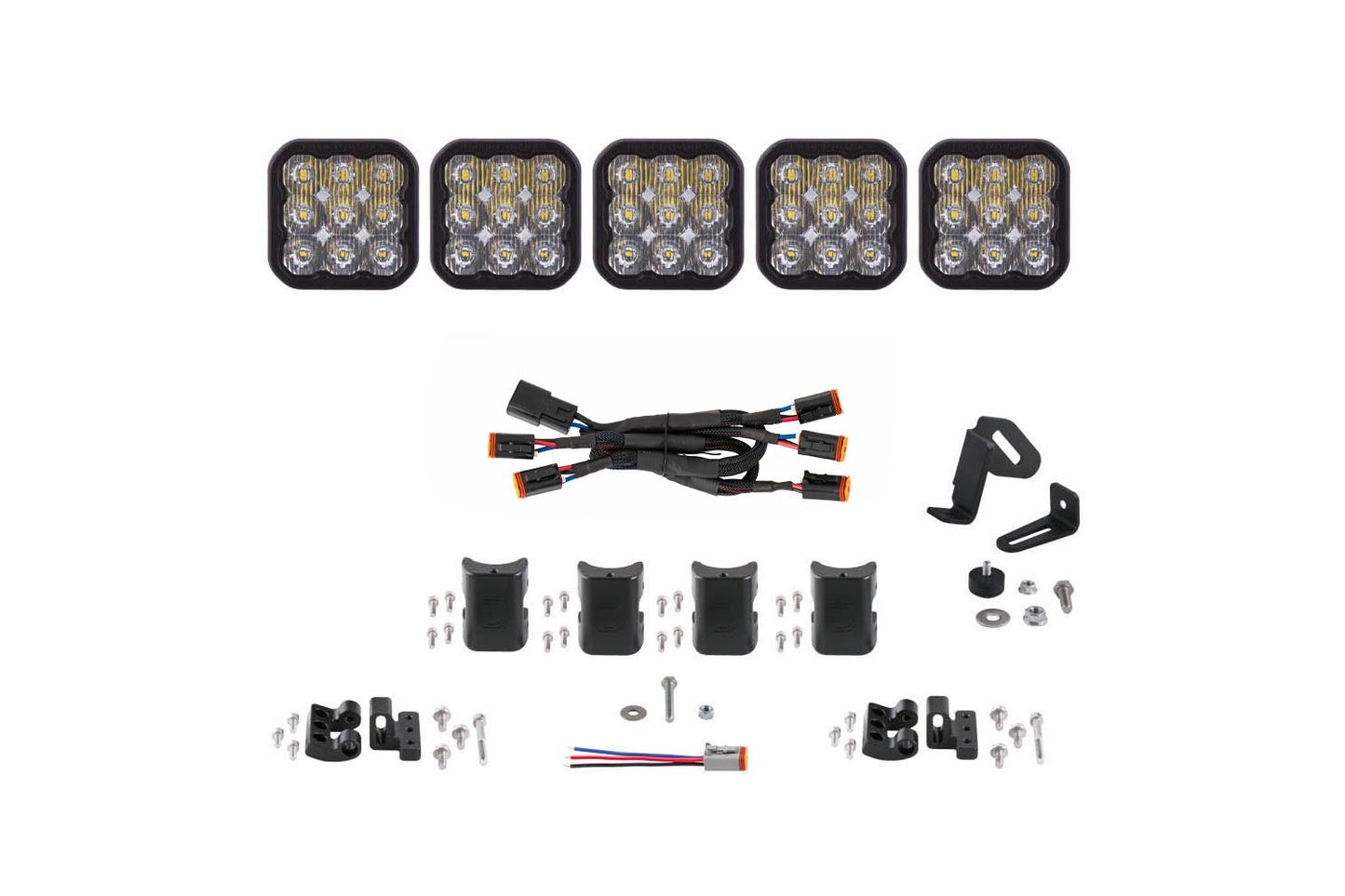 Diode Dynamics Stage Series SS5 CrossLink LED Light Bar (3-Pod / 4-Pod / 5-Pod)