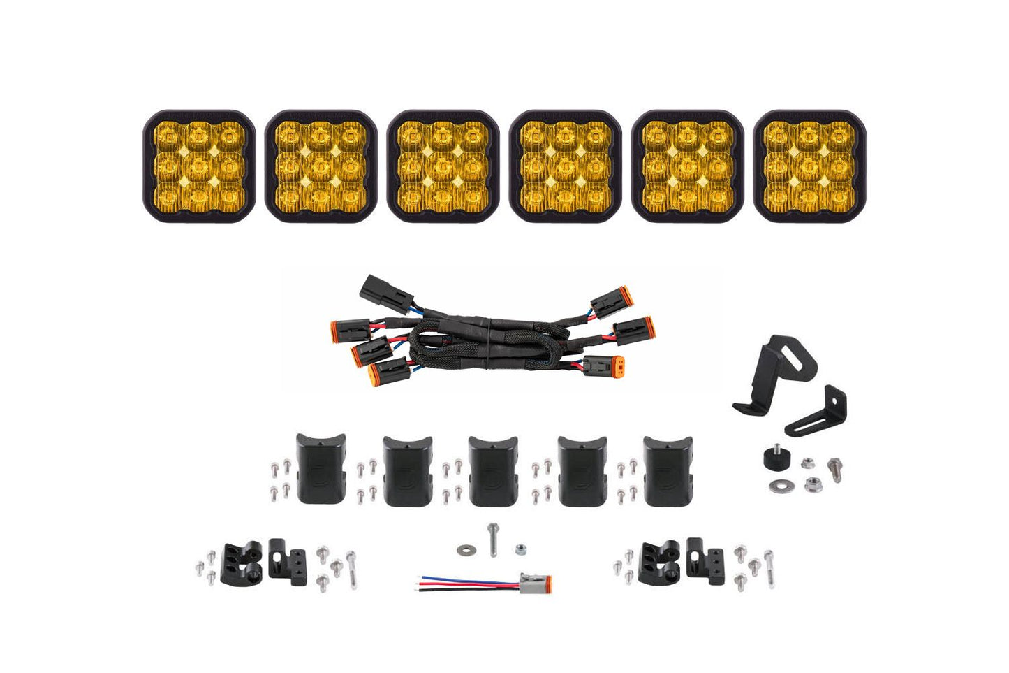 Diode Dynamics Stage Series SS5 CrossLink LED Light Bar (6-Pod / 7-Pod / 8-Pod)
