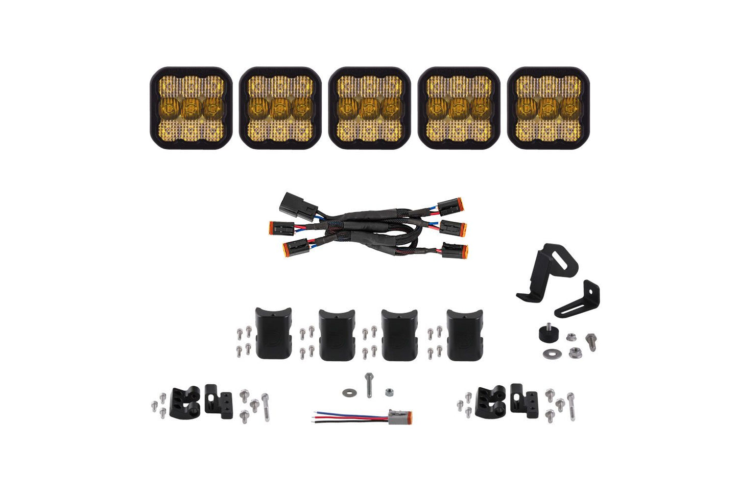 Diode Dynamics Stage Series SS5 CrossLink LED Light Bar (3-Pod / 4-Pod / 5-Pod)