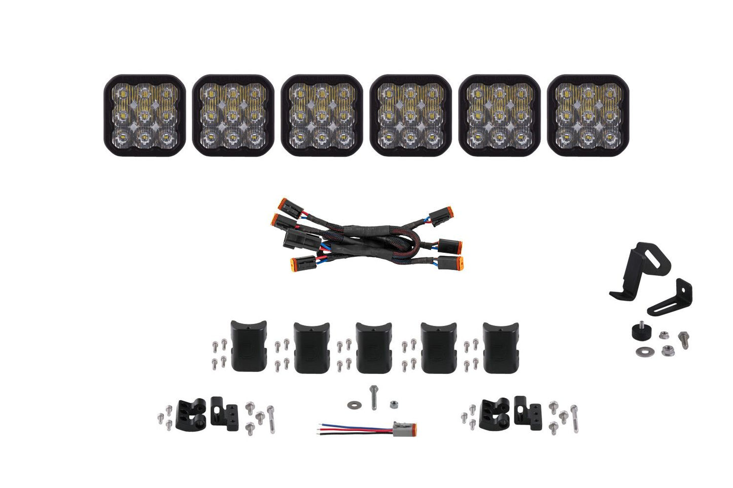 Diode Dynamics Stage Series SS5 CrossLink LED Light Bar (6-Pod / 7-Pod / 8-Pod)