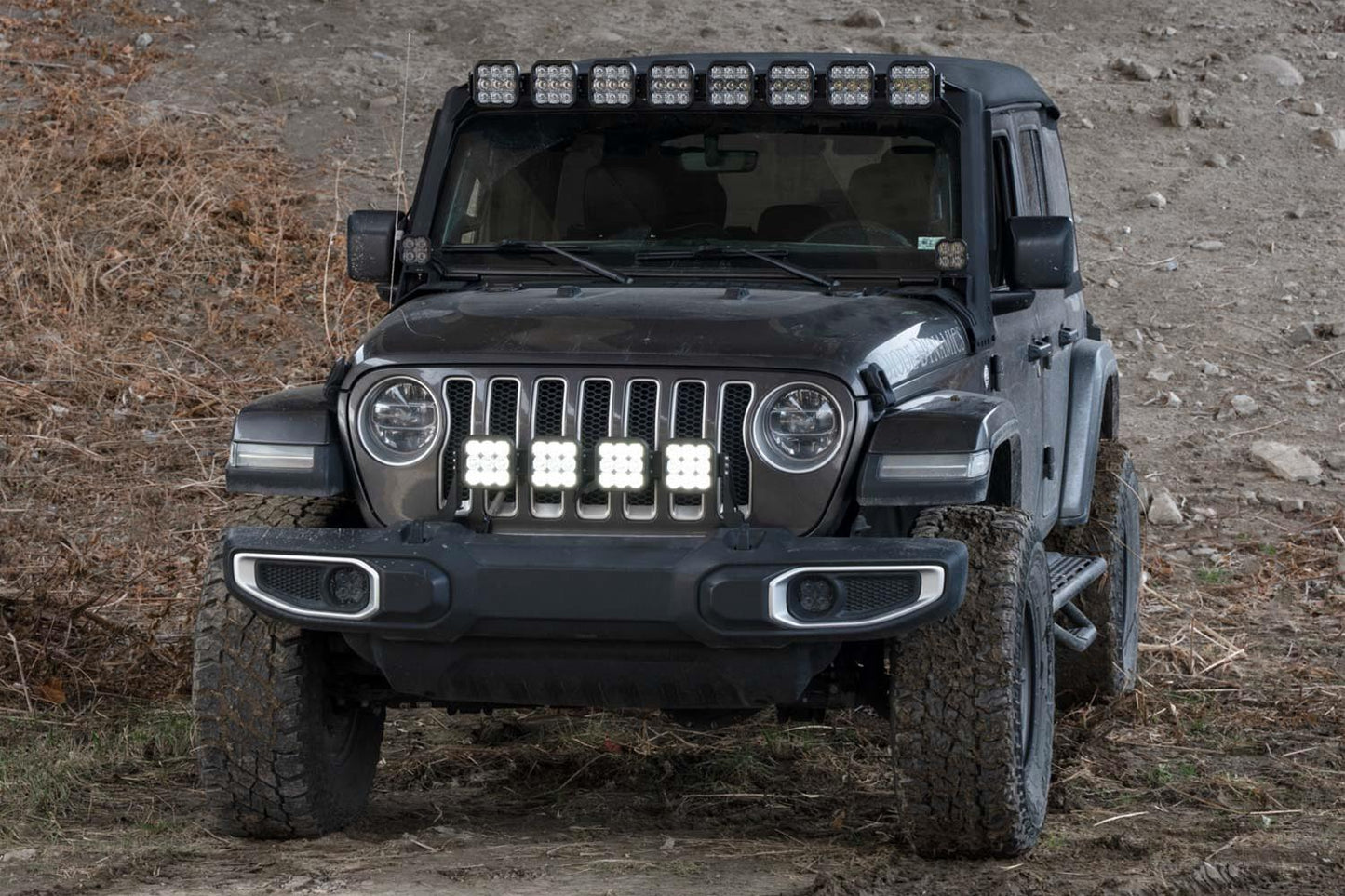 Diode Dynamics SS5 Pro CrossLink Windshield Lightbar for 2018-2026 Jeep JL / 2020-2025 Gladiator - DD7268