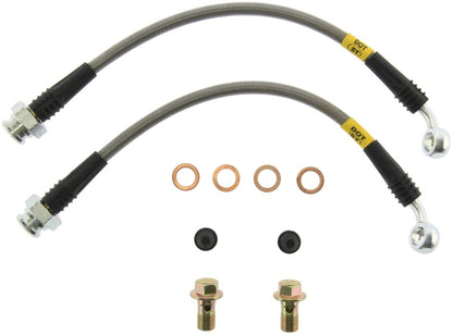 StopTech 90-96 Nissan 300ZX Stainless Steel BBK Rear Brake Lines Stoptech