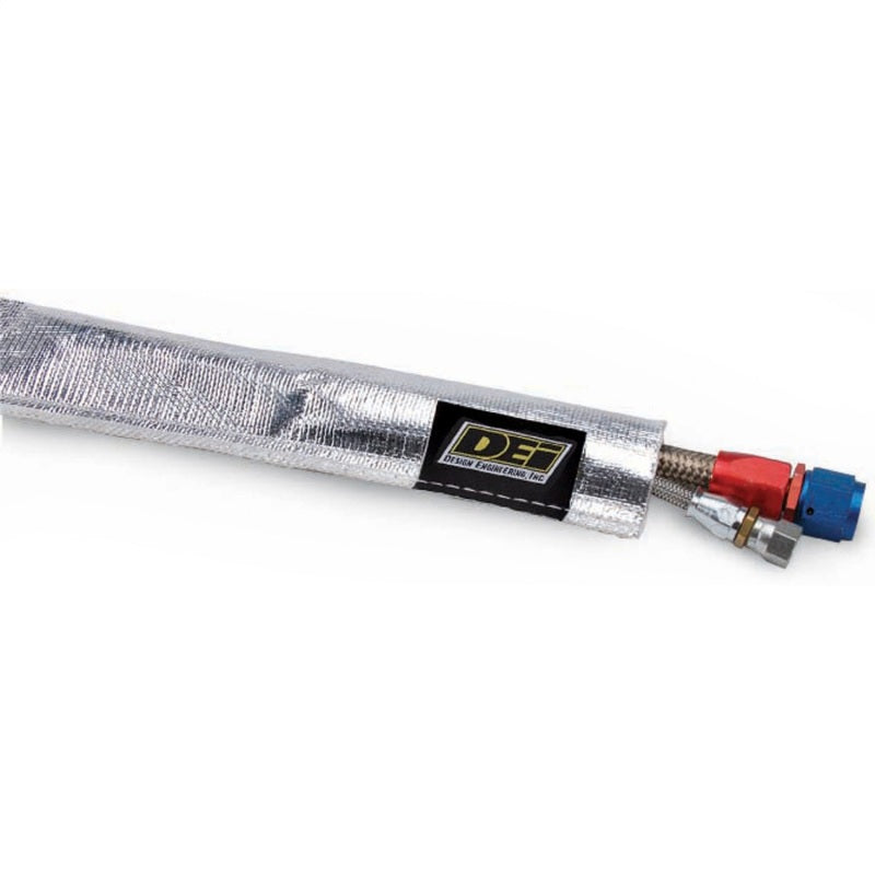 DEI Heat Sheath 3/4in x 3ft - Aluminized Sleeving- Sewn Edge DEI
