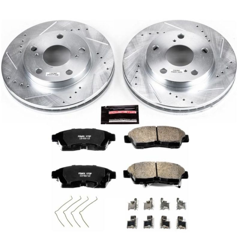 Power Stop 92-01 Toyota Camry Front Z23 Evolution Sport Brake Kit PowerStop