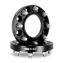 Load image into Gallery viewer, Borne Off-Road Wheel Spacers 8x165.1 116.7 45 M14 Black