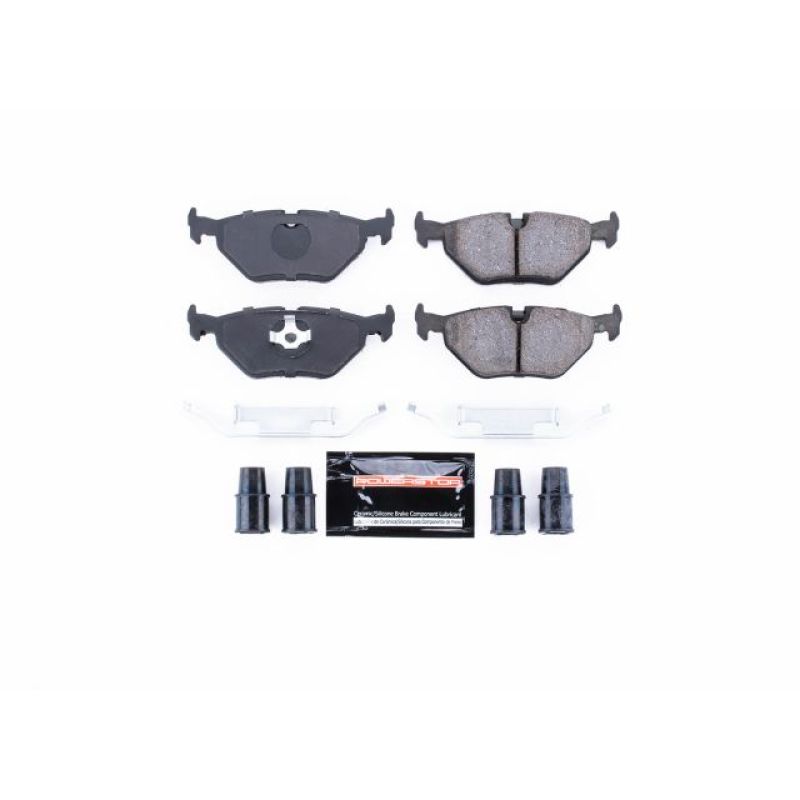 Power Stop 91-98 BMW 318i Rear Z23 Evolution Sport Brake Pads w/Hardware PowerStop