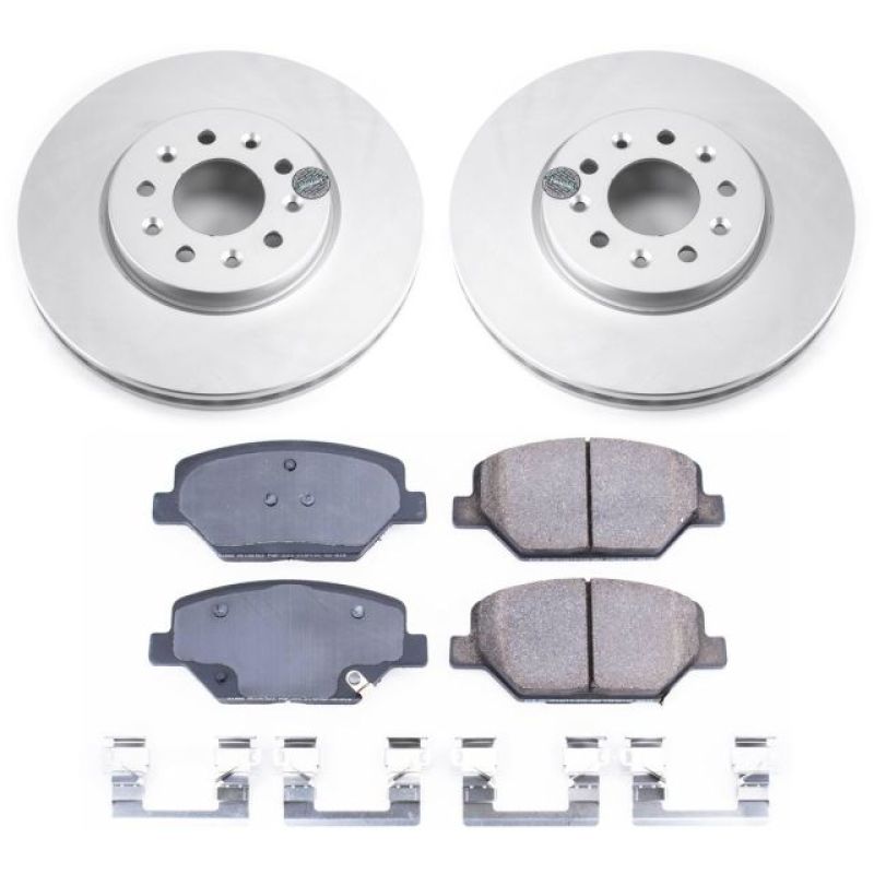 Power Stop 16-18 Buick Envision Front Z17 Evolution Geomet Coated Brake Kit PowerStop