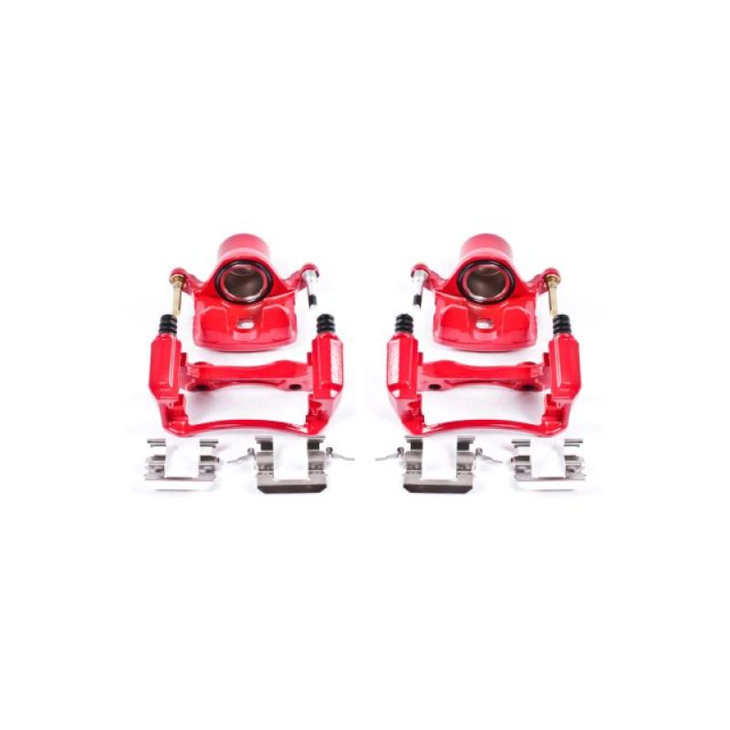 Power Stop 00-01 Infiniti I30 Front Red Calipers w/Brackets - Pair PowerStop
