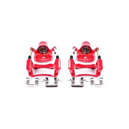 Power Stop 00-01 Infiniti I30 Front Red Calipers w/Brackets - Pair PowerStop