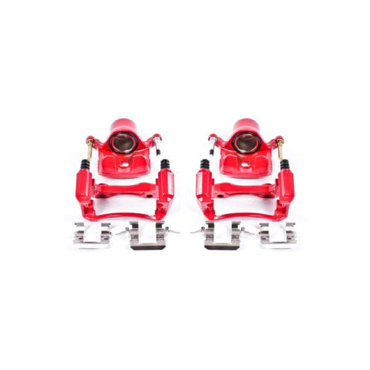 Power Stop 00-01 Infiniti I30 Front Red Calipers w/Brackets - Pair PowerStop