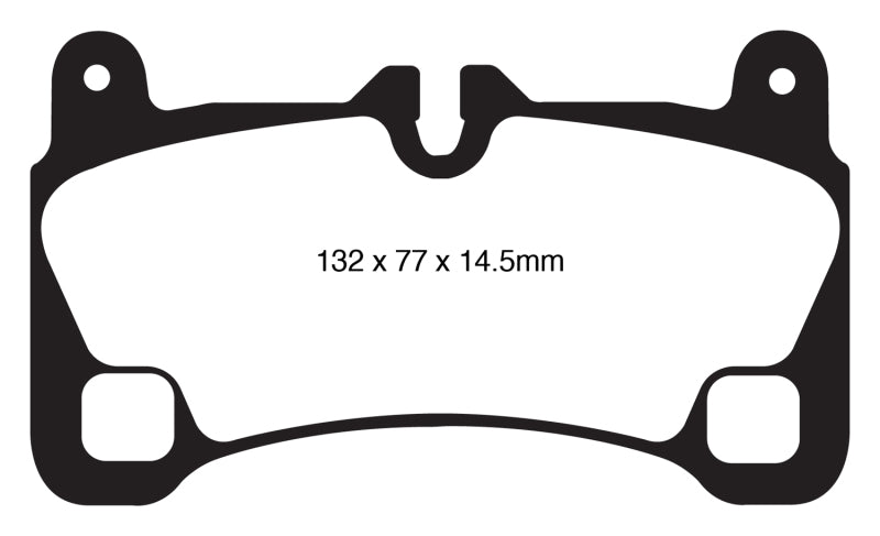 EBC YellowStuff Rear Brake Pads - DP41836R EBC