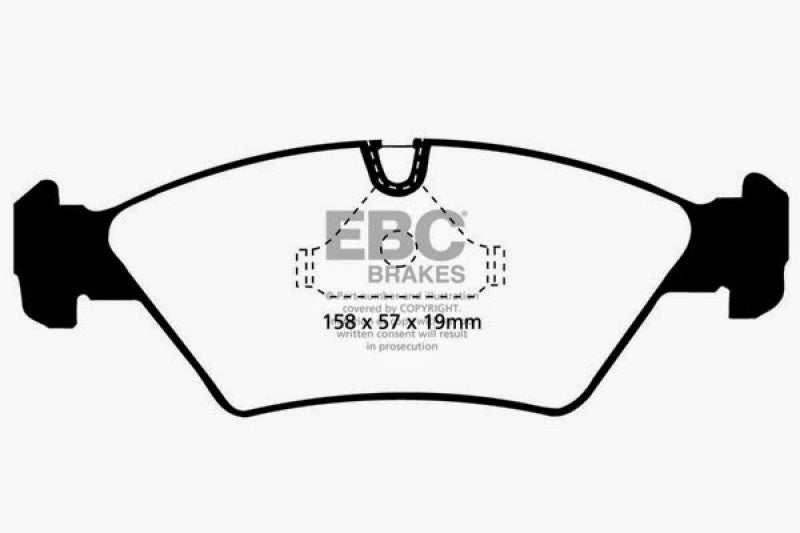 EBC BlueStuff Front Brake Pads - DP5414NDX EBC