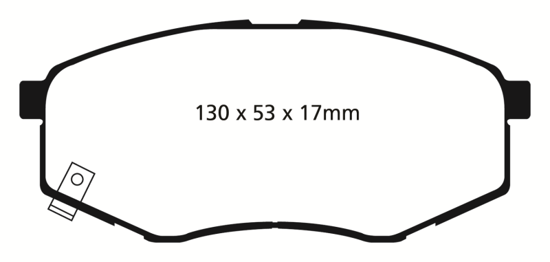 EBC GreenStuff Front Brake Pads - DP21866 EBC