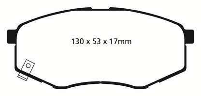 EBC GreenStuff Front Brake Pads - DP21866 EBC