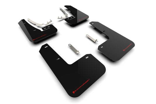 Rally Armor MK8 Volkswagen Golf GTI/R UR Black Mud Flap w/ Red Logo Rally Armor