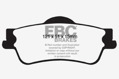 EBC Ultimax2 Rear Brake Pads - UD1352 EBC
