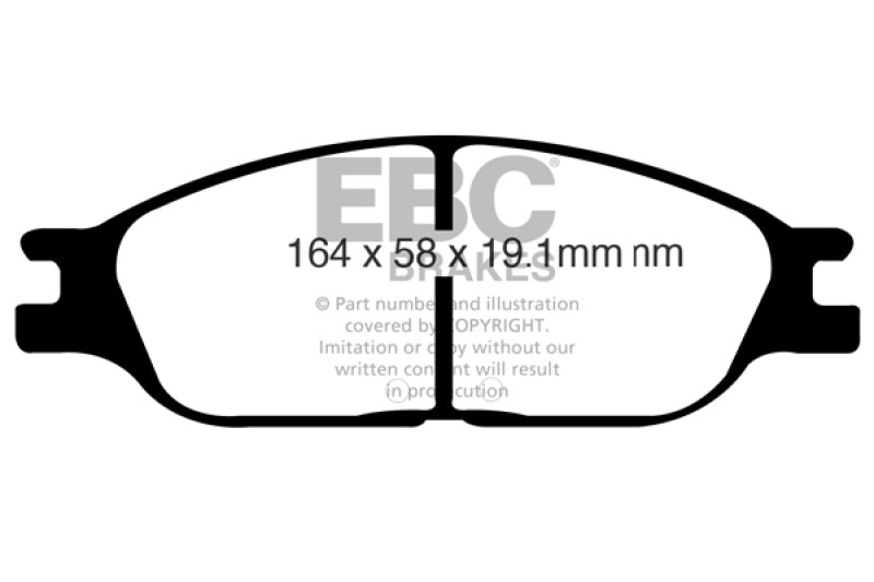 EBC Ultimax2 Front Brake Pads - UD803 EBC