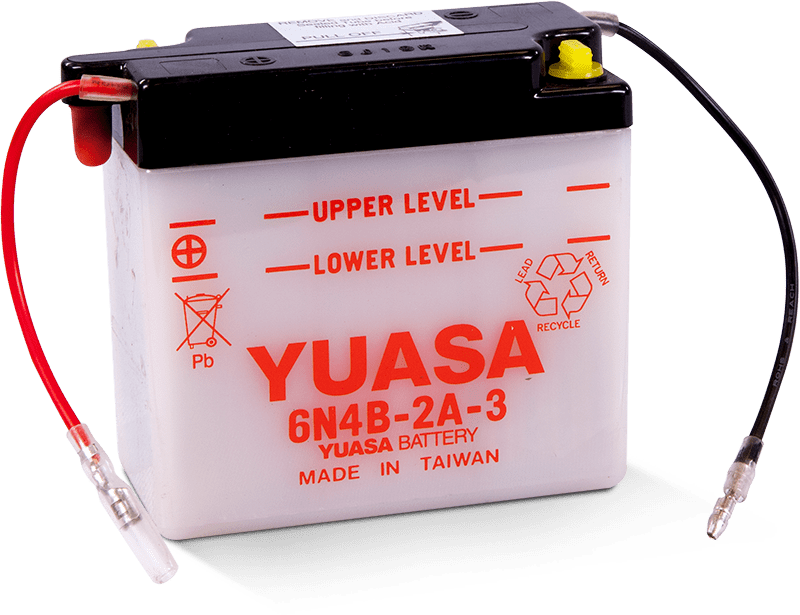 Yuasa 6N4B-2A-3 Conventional 6 Volt Battery Yuasa Battery