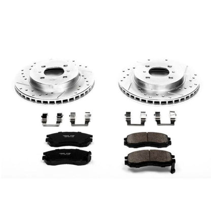 Power Stop 98-02 Mitsubishi Mirage Front Z23 Evolution Sport Brake Kit PowerStop