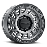 Raceline 957GB Halo 18x9in / 8x180 BP / 18mm Offset / 130.81mm Bore - Gunmetal & Black Lip Wheel