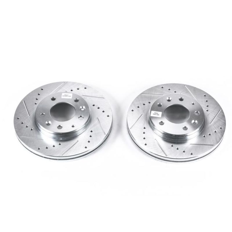 Power Stop 03-05 Mazda 6 Front Evolution Drilled & Slotted Rotors - Pair PowerStop