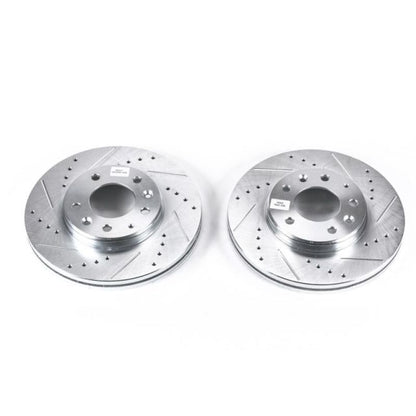 Power Stop 03-05 Mazda 6 Front Evolution Drilled & Slotted Rotors - Pair PowerStop