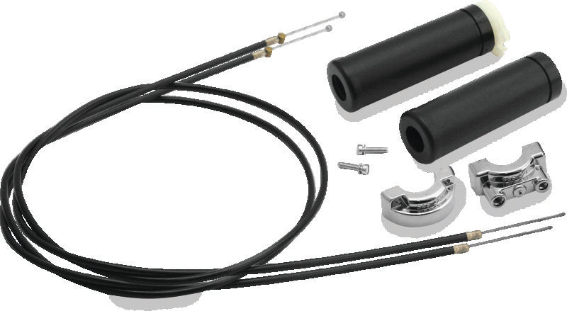 S&S Cycle Universal 1in Handlebars 2-Cable Throttle Assembly Cable - 48in - 19-0229