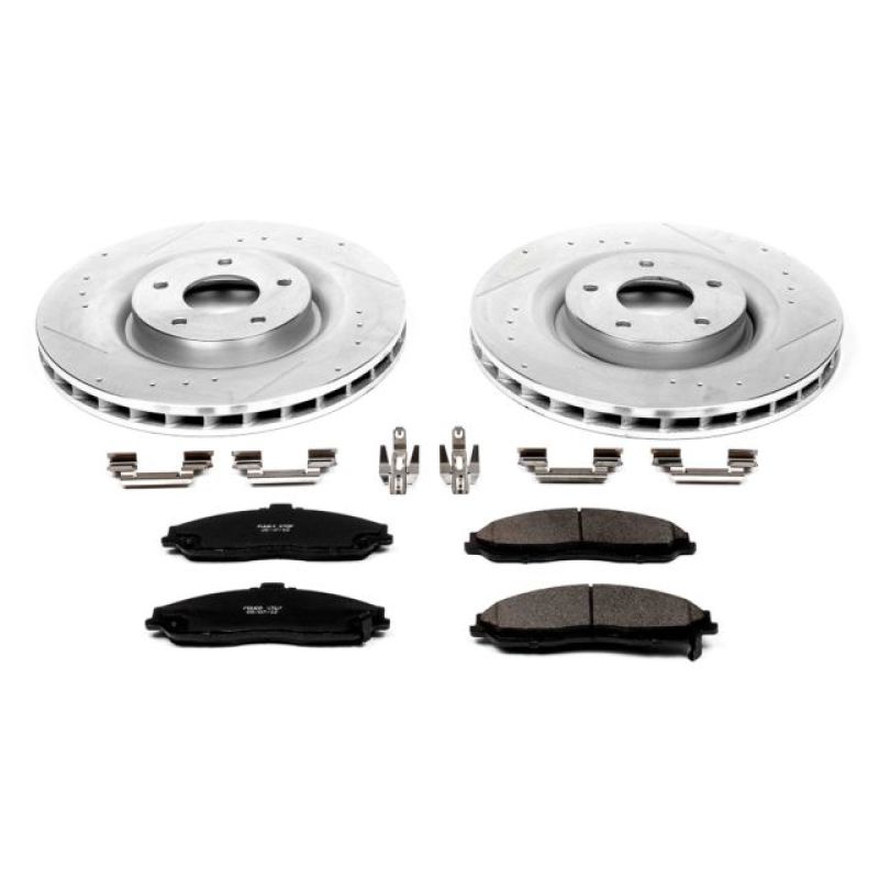Power Stop 06-09 Cadillac XLR Front Z23 Evolution Sport Brake Kit PowerStop