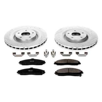 Power Stop 06-09 Cadillac XLR Front Z23 Evolution Sport Brake Kit PowerStop