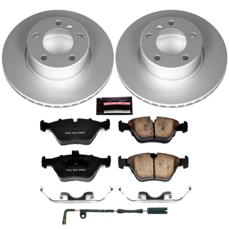 Power Stop 01-03 BMW 525i Front Z23 Evolution Sport Coated Brake Kit PowerStop
