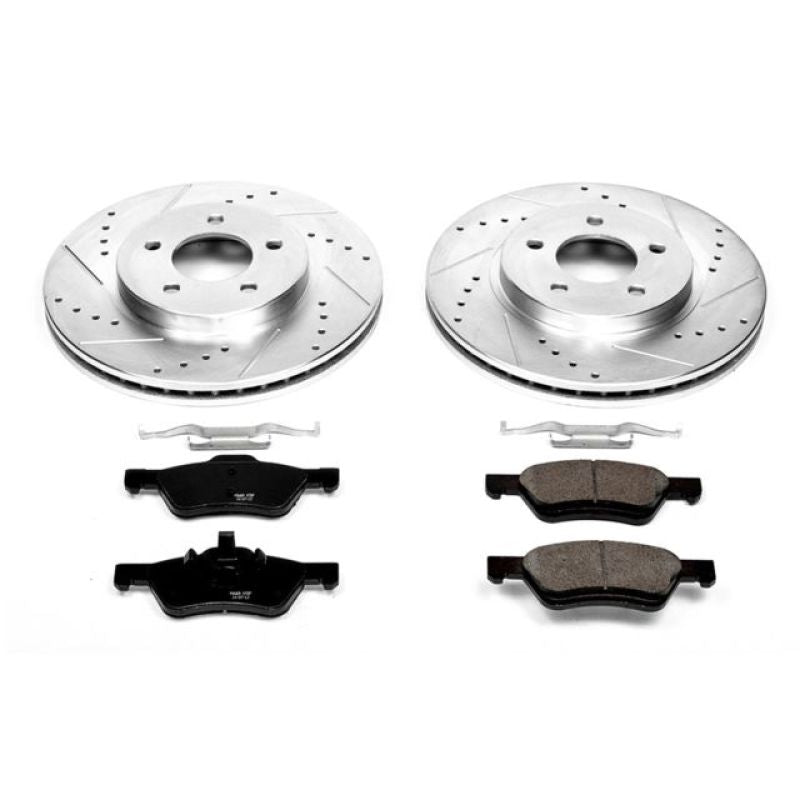 Power Stop 05-10 Ford Escape Front Z23 Evolution Sport Brake Kit PowerStop