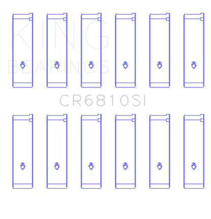 King Engine Bearings Chrysler 215 (Size +0.25mm) Connecting Rod Bearing Set