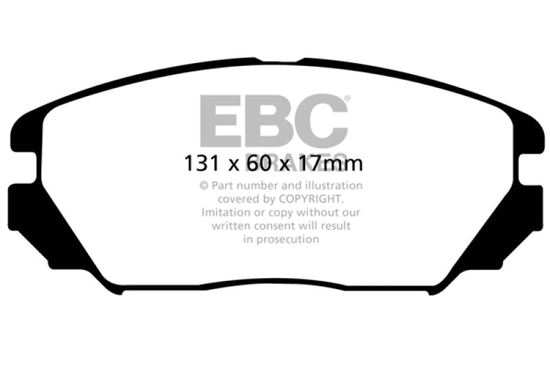 EBC Ultimax2 Front Brake Pads - UD1125