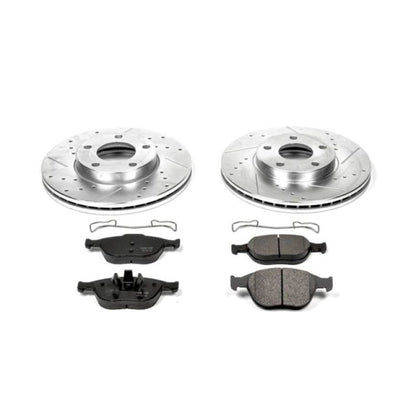 Power Stop 10-13 Ford Transit Connect Front Z23 Evolution Sport Brake Kit PowerStop