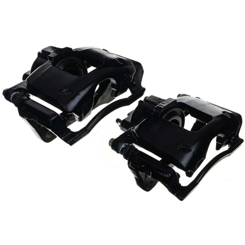 Power Stop 08-16 Chrysler Town & Country Front Black Caliper - Pair w/Bracket PowerStop