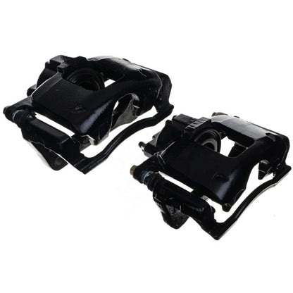 Power Stop 08-16 Chrysler Town & Country Front Black Caliper - Pair w/Bracket PowerStop