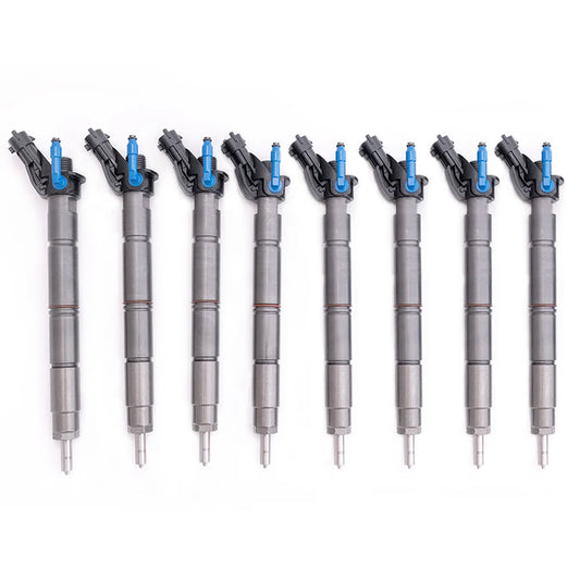 Dynomite Diesel DDPNFD67-50 20 percent over brand-new injector set for 2011-2014 Ford F-250 and F-350 Super Duty 6.7L Power Stroke diesel trucks