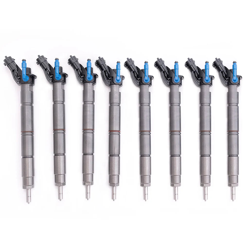 Dynomite Diesel NFD6715-100 45 percent over new injector set for 2015-2019 Ford F-250 F-350 F-450 and F-550 6.7L Power Stroke trucks