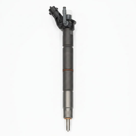 Dynomite Diesel DDPNFD6723-STKDS brand-new driver-side stock injector with grey return port for 2023-2025 Ford Super Duty 6.7L Power Stroke diesel trucks