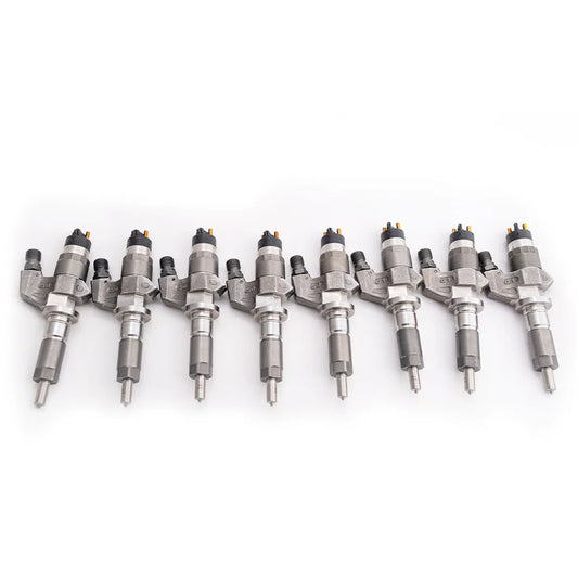 Dynomite Diesel DDPNLB7-300 150 percent over brand-new injector set for 2001-2004 Chevy Silverado and GMC Sierra 2500HD and 3500 6.6L Duramax LB7 trucks