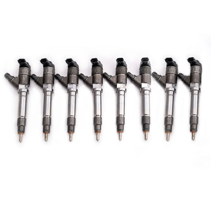 Dynomite Diesel DDPNLLY-100 45 percent over new injector set for 2004.5-2005 Chevy Silverado and GMC Sierra 2500HD and 3500 6.6L Duramax LLY trucks