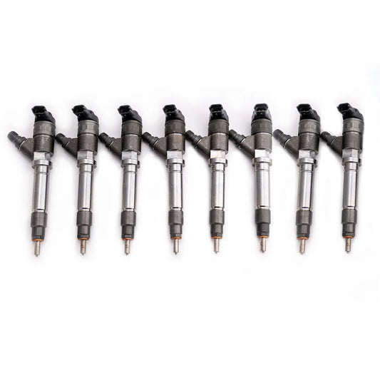 Dynomite Diesel DDPNLLY-100 45 percent over new injector set for 2004.5-2005 Chevy Silverado and GMC Sierra 2500HD and 3500 6.6L Duramax LLY trucks