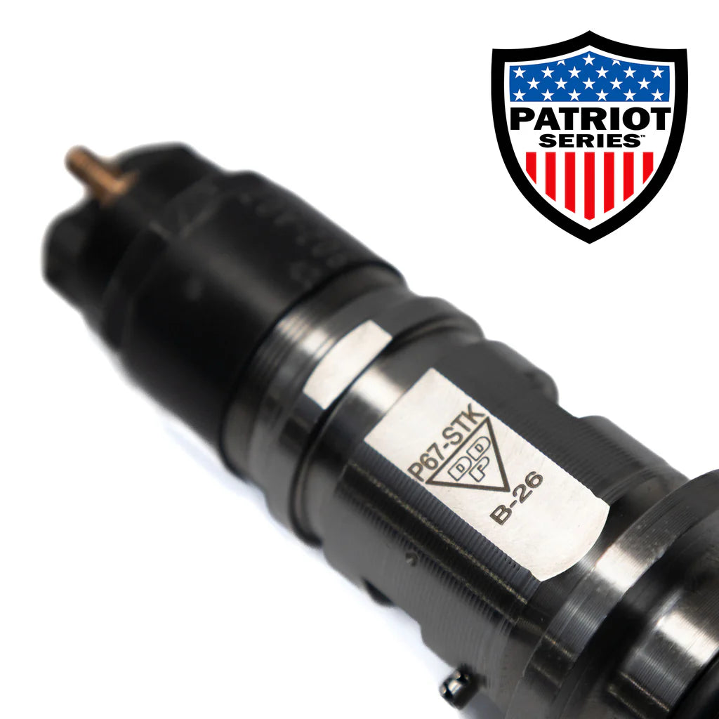 DDP P67-STK Patriot Series stock reman injector for 2007.5-2012 Dodge Ram and Ram 2500 and 3500 6.7L Cummins diesel trucks
