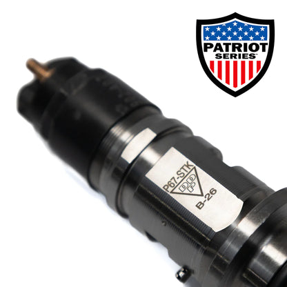 DDP P67-STK Patriot Series stock reman injector for 2007.5-2012 Dodge Ram and Ram 2500 and 3500 6.7L Cummins diesel trucks