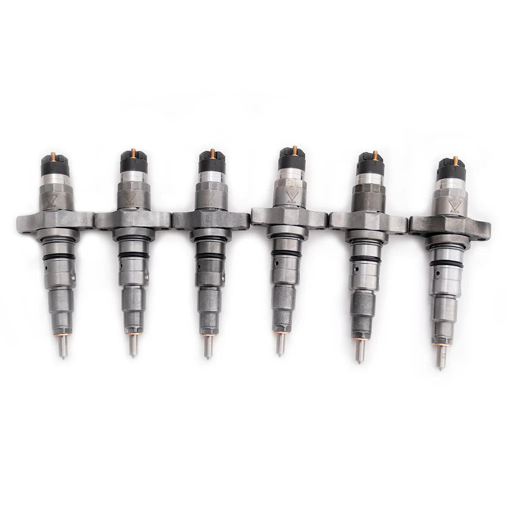 Dynomite Diesel DDP325-120 45 percent over remanufactured injector set for 2004.5-2007 Dodge Ram 2500 and 3500 5.9L Cummins trucks