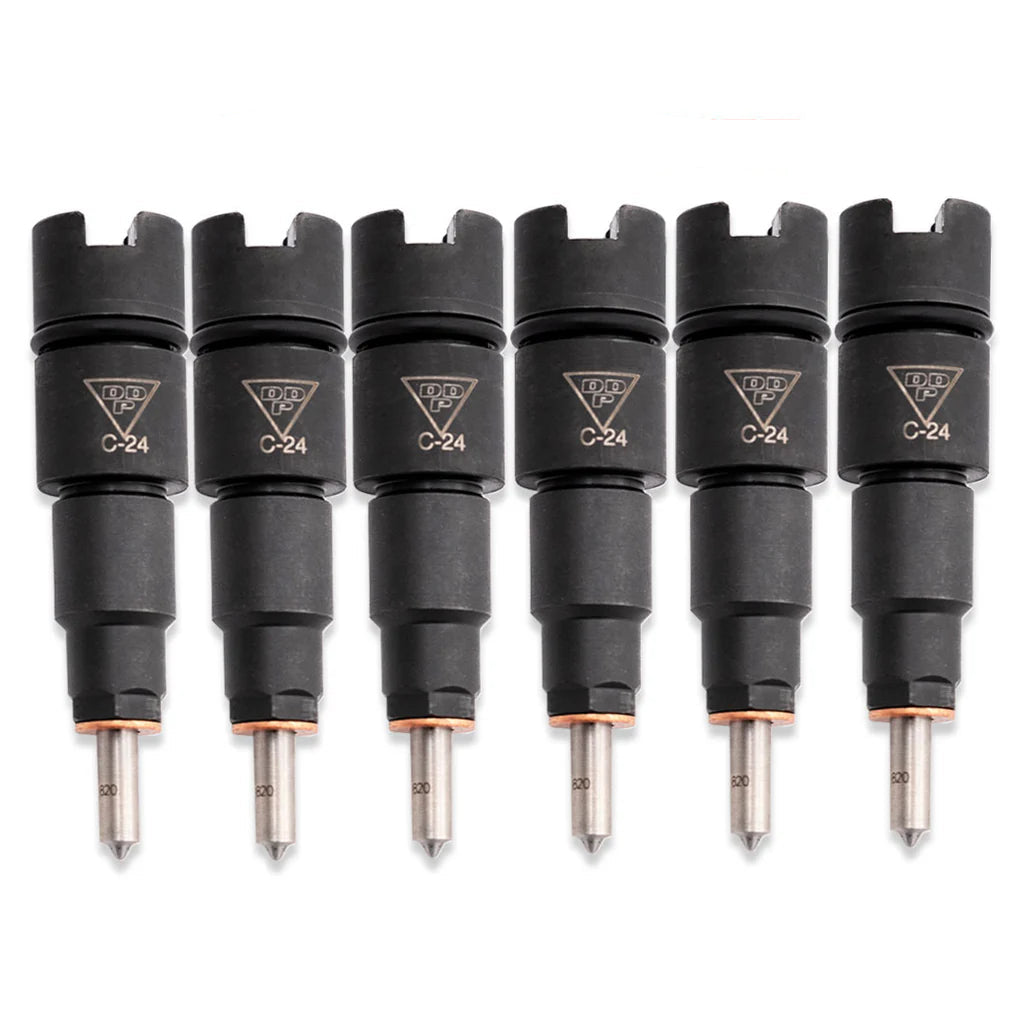Dynomite Diesel DDPISB-100 100HP injector set for 1998.5-2002 Dodge Ram 2500 and 3500 5.9L 24-valve Cummins trucks